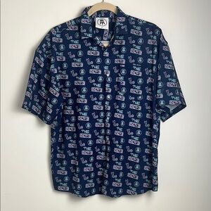 Barstool‎ Sports Men's 2XL Camp Hawaiian The Boys Dudes Short Sleeve Shirt